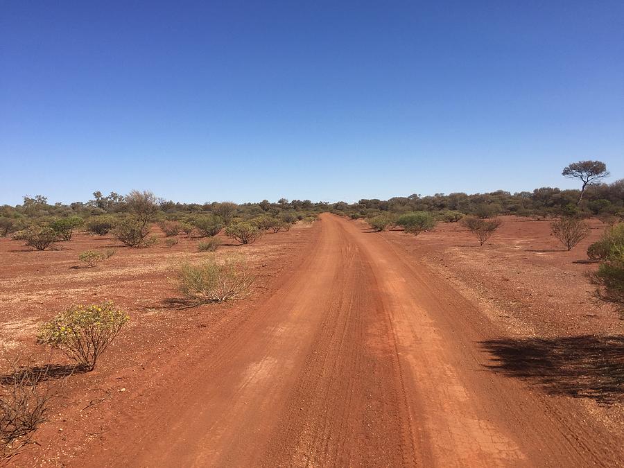 Outback Road Photograph by Marlene Challis