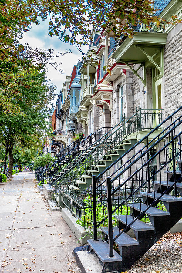 Outdoor Staircases of Montreal Photograph by W Chris Fooshee