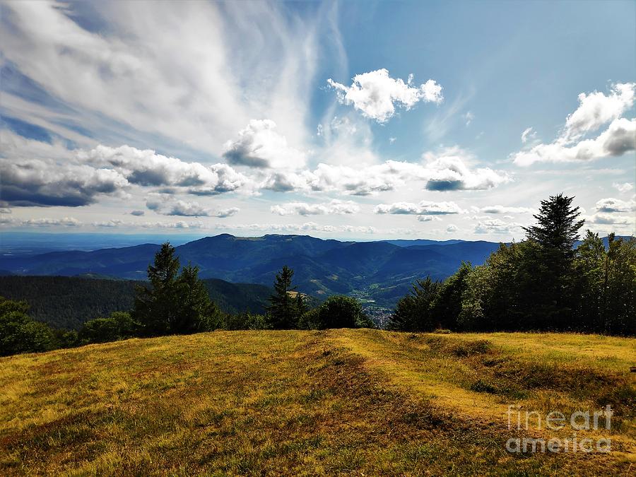 Outlook From The Trehkopf View Point Over The Hills Of The Vosges Region Photograph