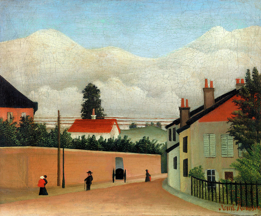Outskirts of Paris Painting by Long Shot