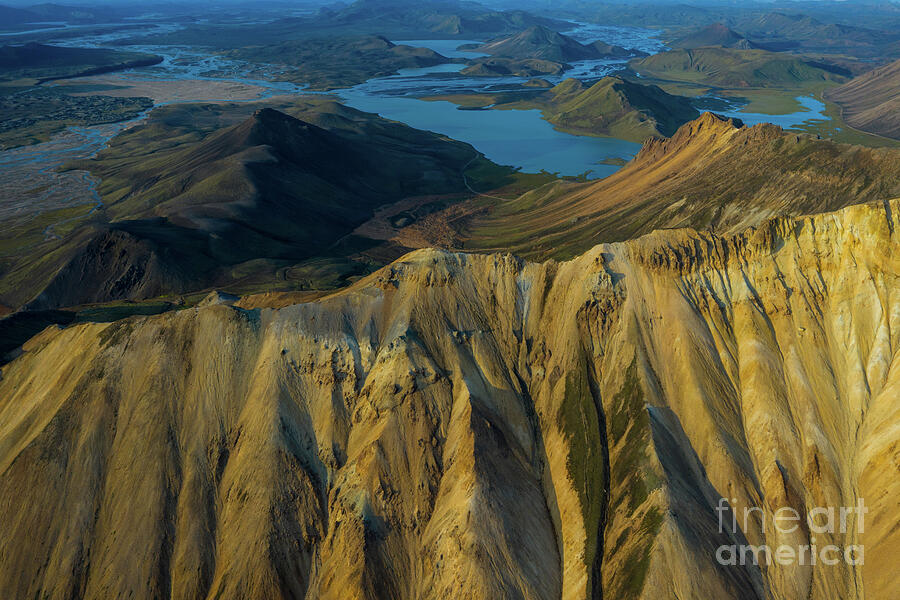 Iceland Photograph - Over Iceland Barmur Ridge And Beyond by Mike Reid Iceland Photograph - Over Iceland Barmur Ridge And Beyond by Mike Reid