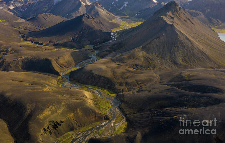 Iceland Photograph - Over Iceland Highlands Hills Of Rhyolite by Mike Reid Iceland Photograph - Over Iceland Highlands Hills Of Rhyolite by Mike Reid