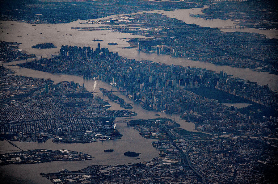 Over NY Photograph by Peter Sylvester Over NY Photograph by Peter Sylvester