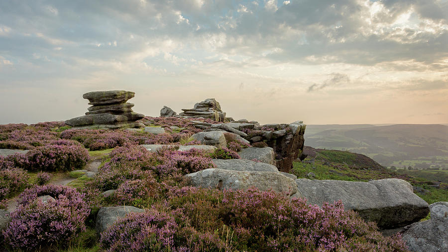 Over Owler Tor Photograph By Aidan Mincher - Fine Art America