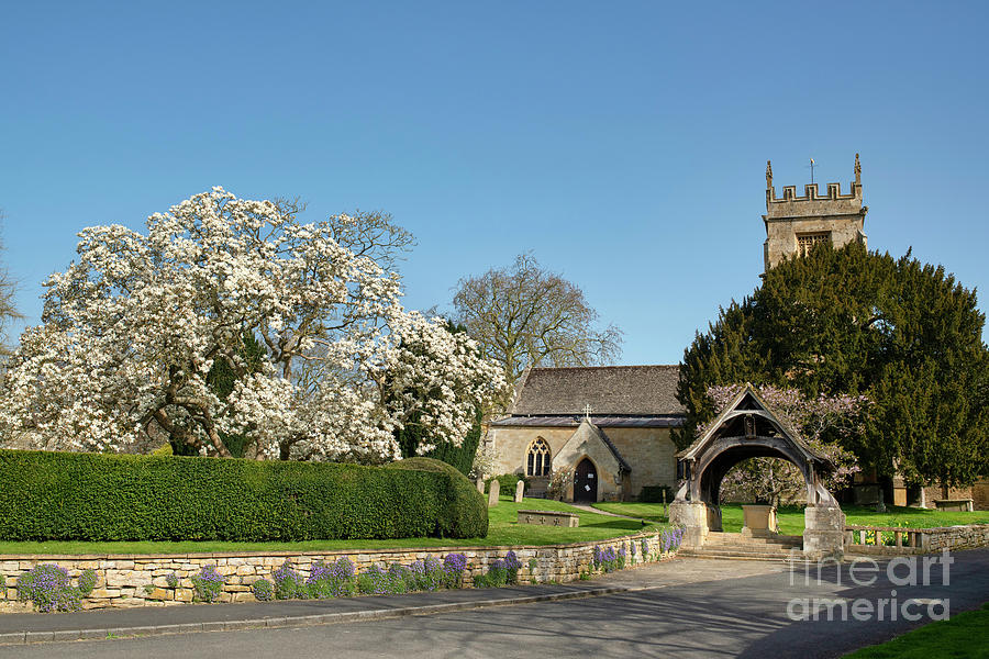 Overbury Village Cotswolds in Spring Photograph by Tim Gainey