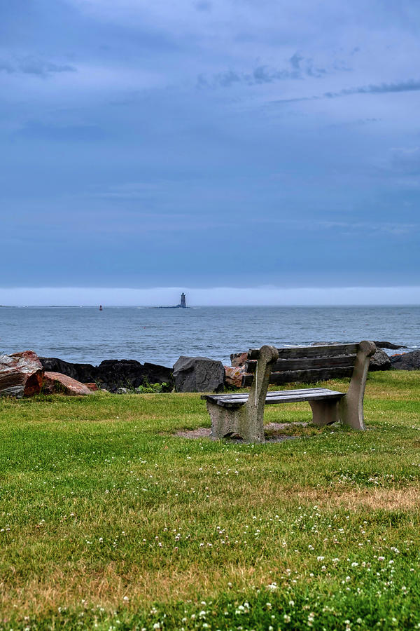 Overcast At Whaleback Lighthouse Photograph by Deb Bryce