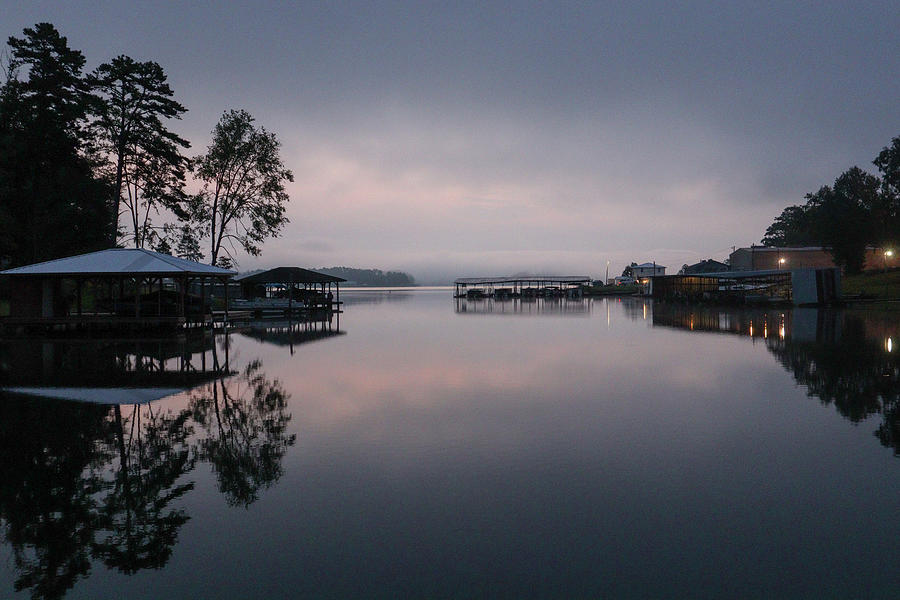 Overcast Lake Beginning Photograph by Ed Williams