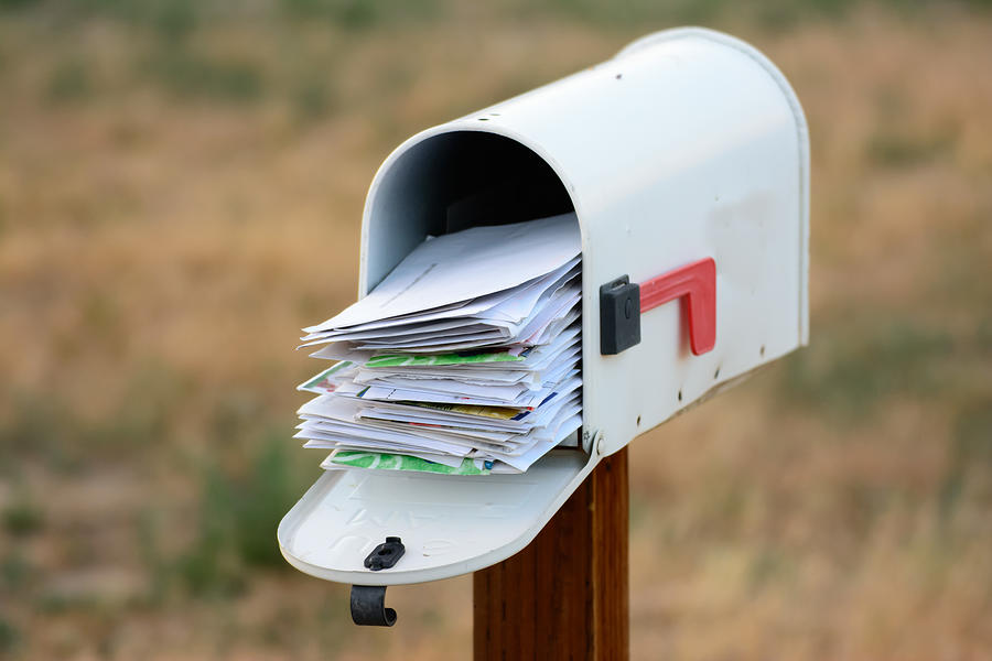 Overflowing Mailbox Photograph by Harpazo_hope