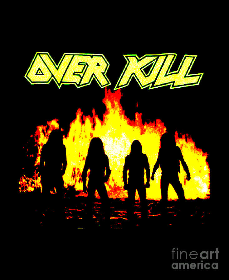 Overkill Band American thrash metal Jewelry by Simpson Anand - Fine Art ...