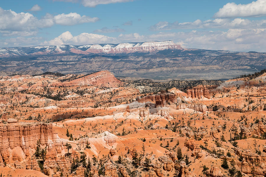 Overlooking Bryce Canyon towards Aquarius plateau Photograph by Raphael Schneider