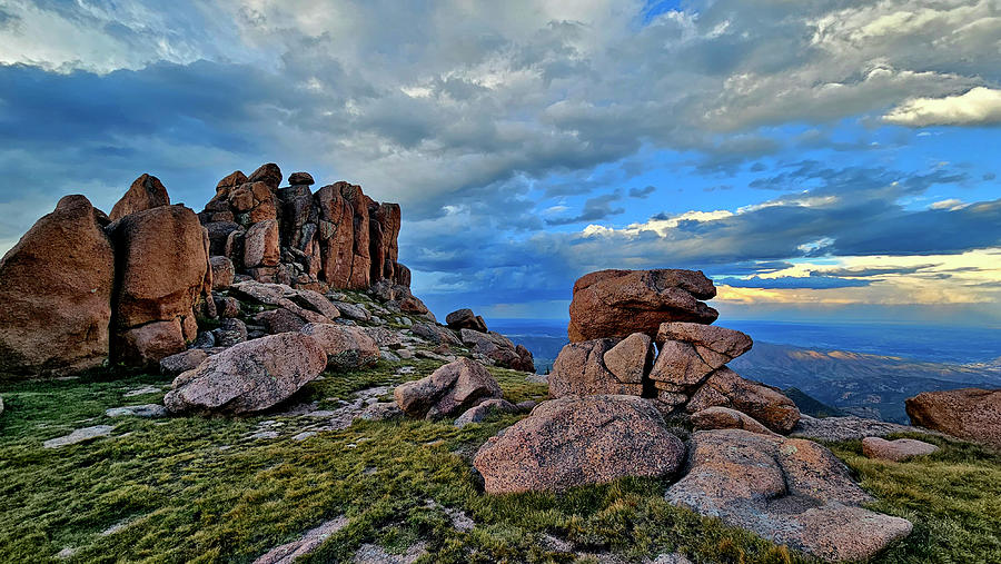 Overlooking Colorado Springs Photograph by Ray Mathis Overlooking Colorado Springs Photograph by Ray Mathis