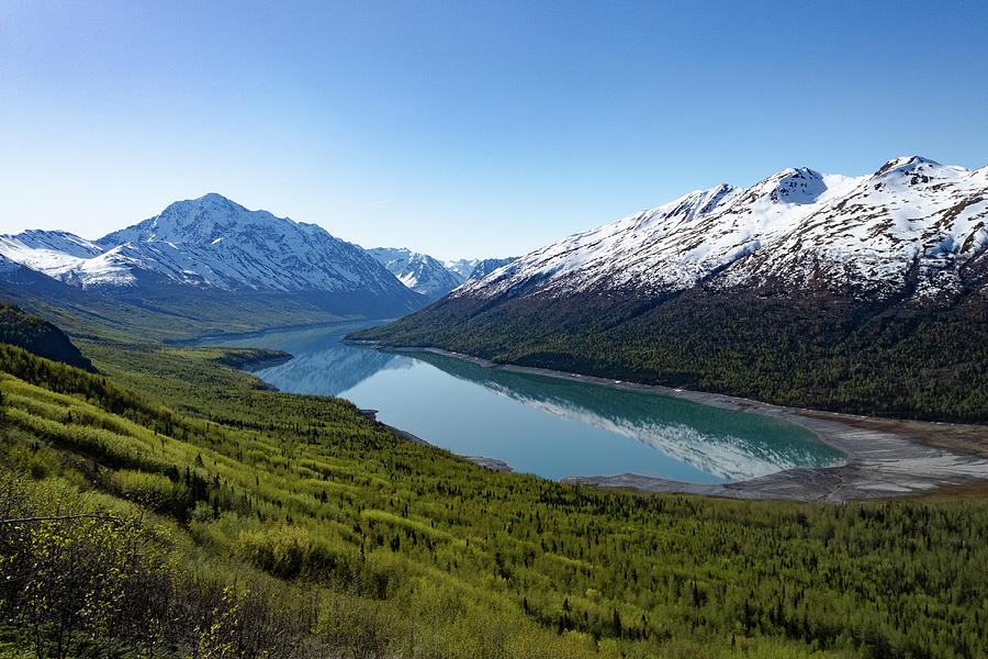 Overlooking Eklutna Lake Photograph by Frosted Birch Photography