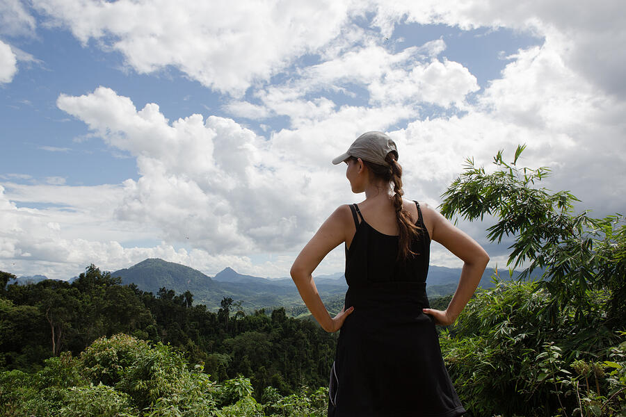 Overlooking Lao mountains Photograph by Cyril Eberle