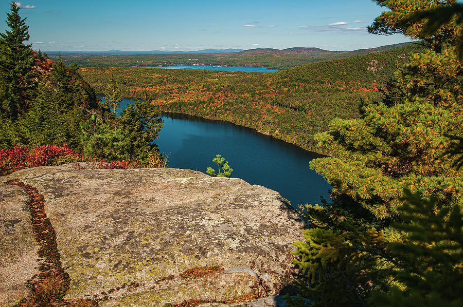 Overlooking Long Pond Photograph by Paul Mangold
