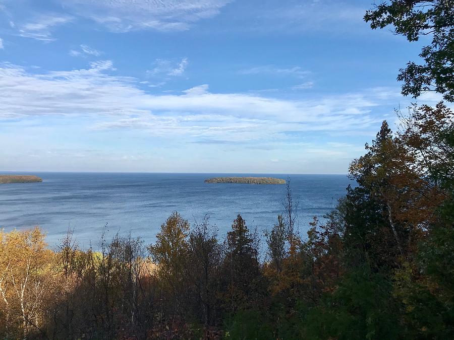 Peninsula State Park Photograph - Overlooking Svens Bluff by Diane Sleger Peninsula State Park Photograph - Overlooking Svens Bluff by Diane Sleger