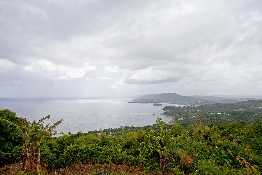 Overlooking The Ocean In Oracabessa, Jamaica Photograph by Angela Auclair
