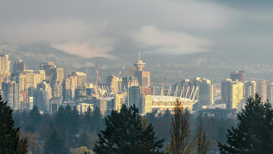 Overlooking Vancouver from Queen Elizabeth Park Photograph by Jordan ...