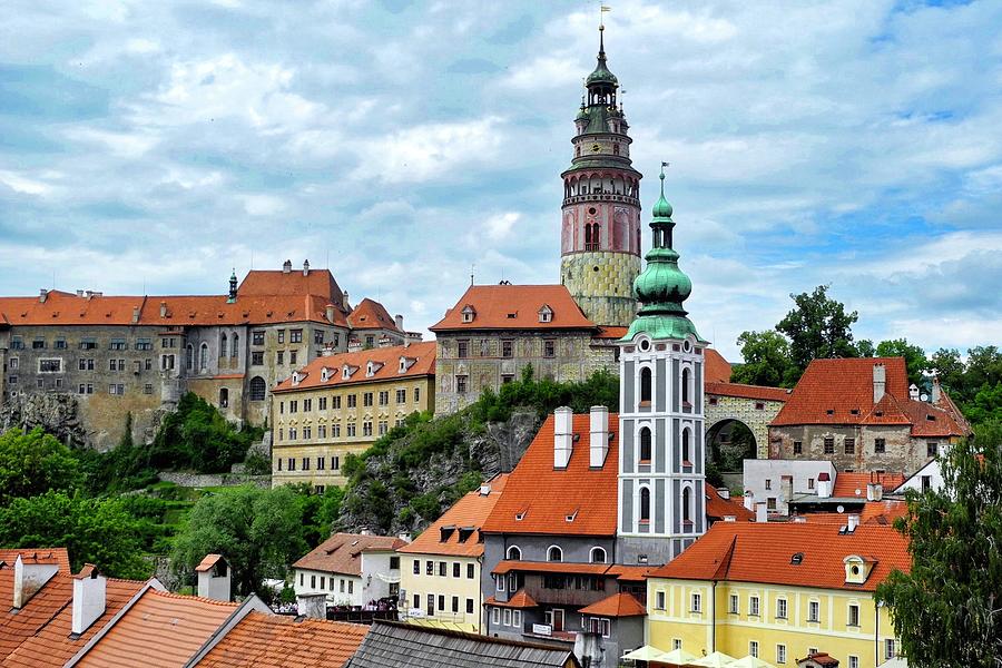 Overview of Cesky Krumlov Photograph by Kirsten Giving
