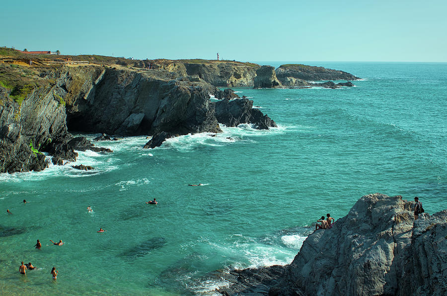 Overview of Porto Covo Beach Photograph by Angelo DeVal
