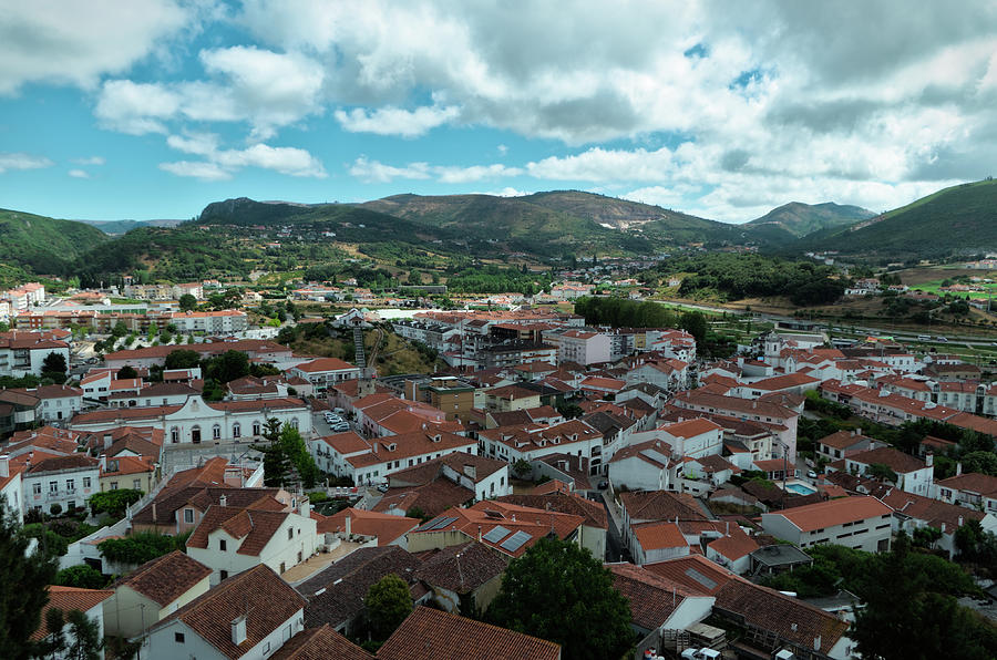 Overview of Porto de Mos from the Castle Photograph by Angelo DeVal