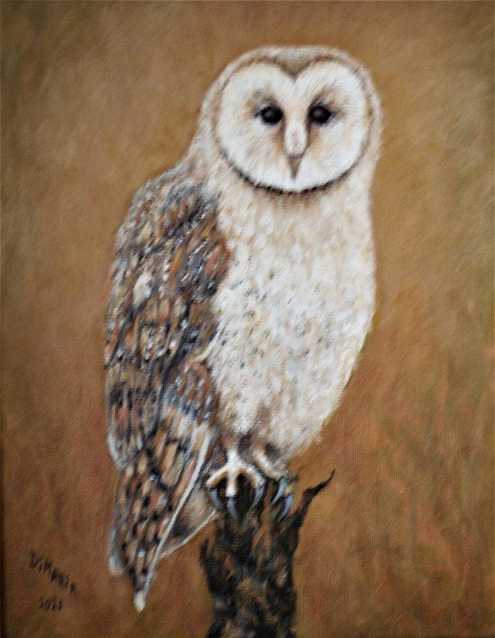 Owl #1 Painting by Donelli  DiMaria