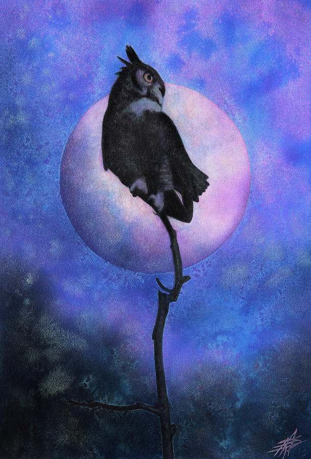 Owl Moon VII by Robin Street-Morris