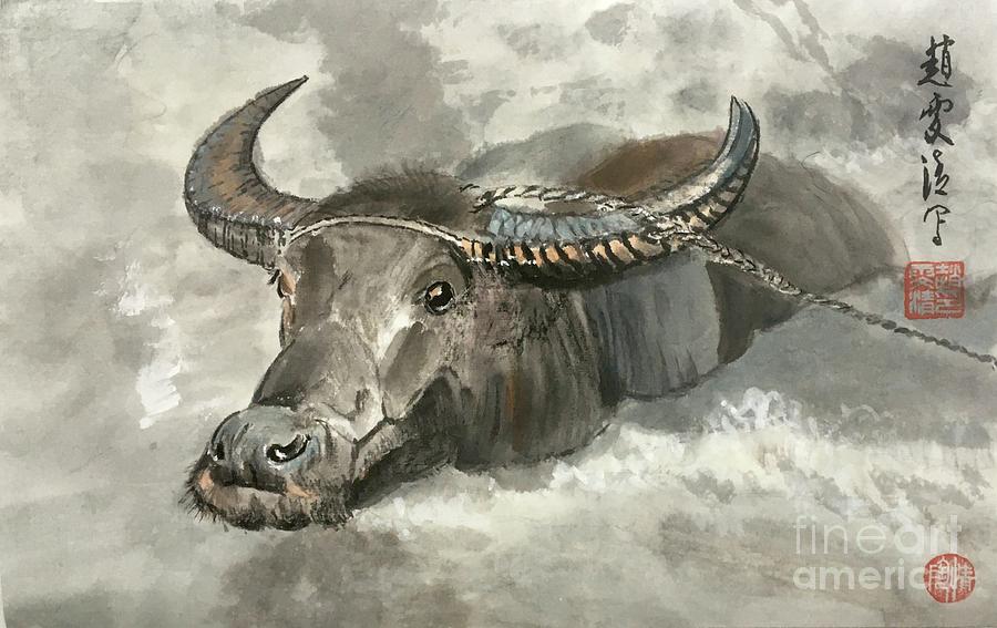 Willing Ox Painting by Carmen Lam