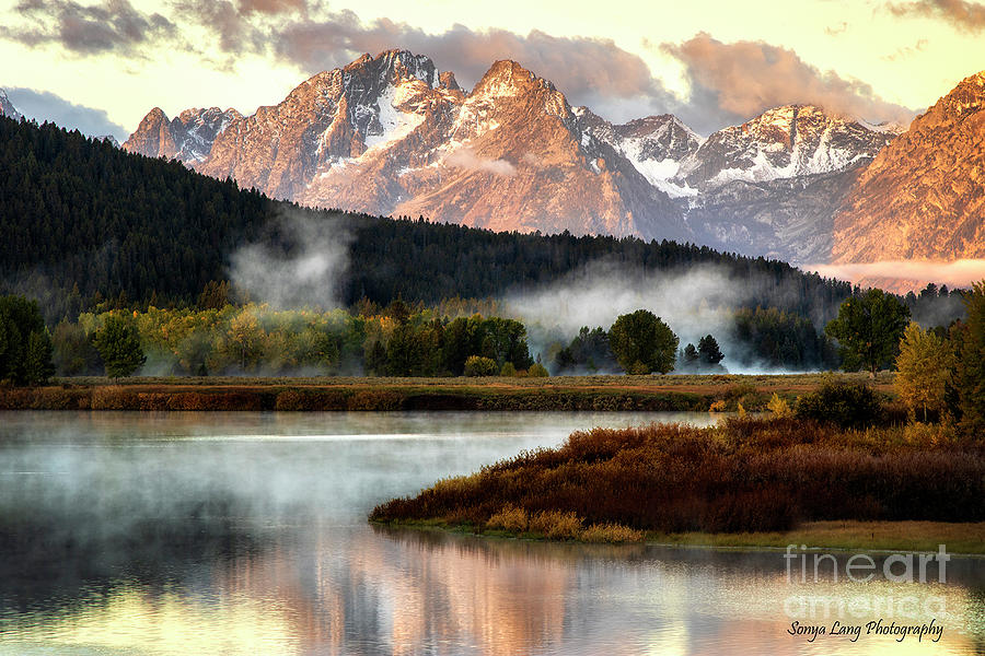 Oxbow Bend in the Fall Photograph by Sonya Lang