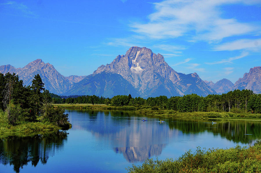 Oxbow Bend Kayakers Photograph by Amber Althouse - Fine Art America