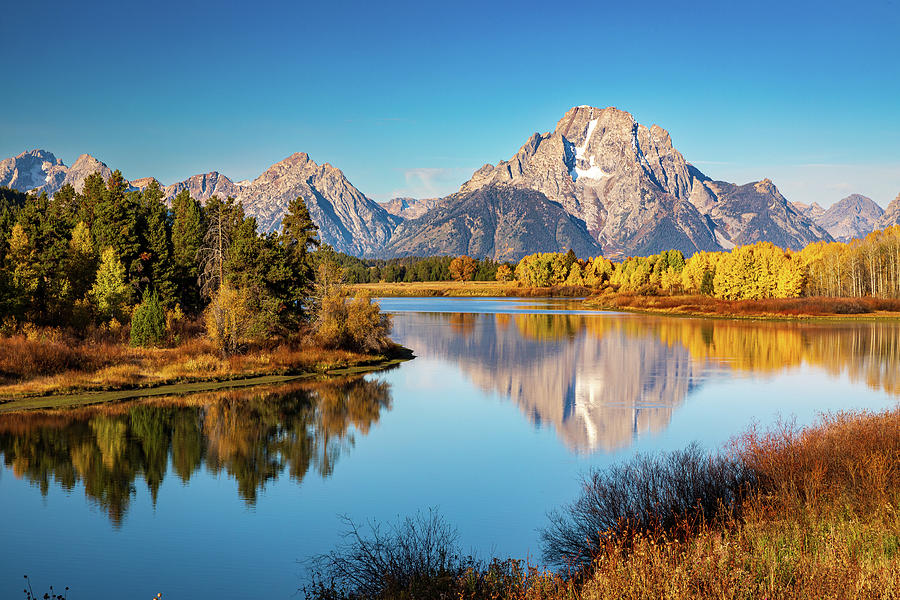 Oxbow Bend Reflections Photograph by Tim Stanley