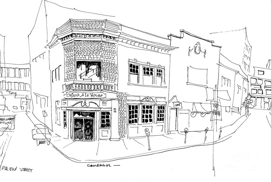 Oxford Ale House Drawing by William Renzulli