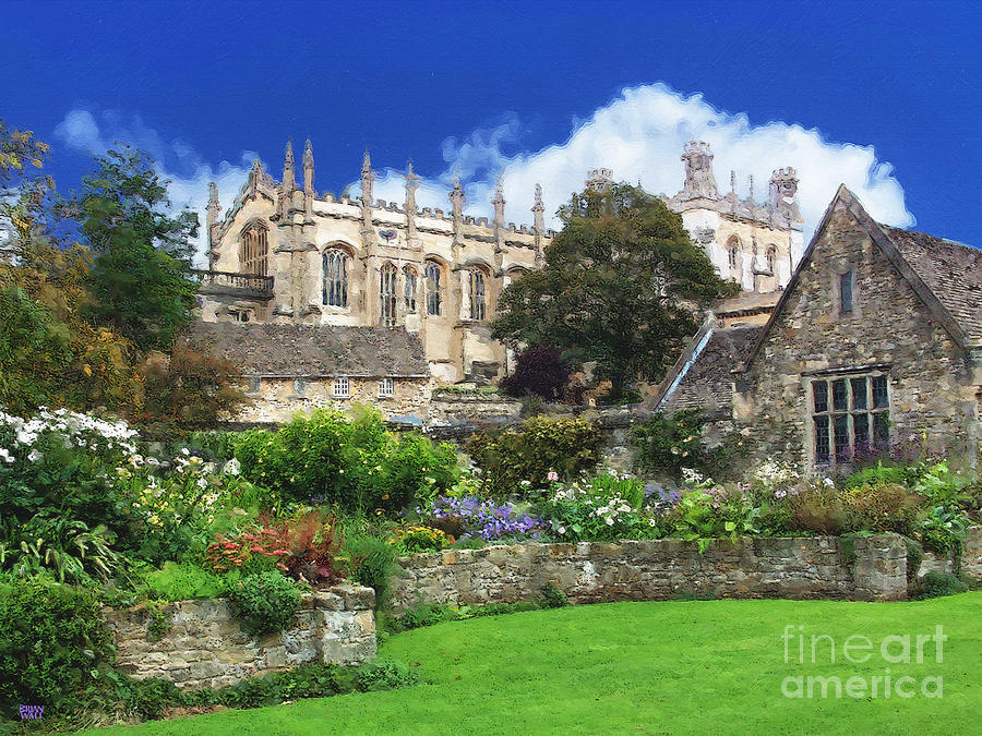 Oxford University Christ Church Memorial Garden Photograph by Brian Watt
