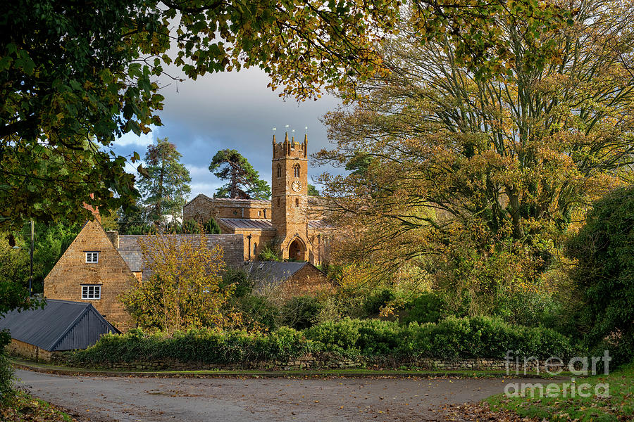 Fall Photograph - Oxfordshire Village of Balscote in the Autumn by Tim Gainey