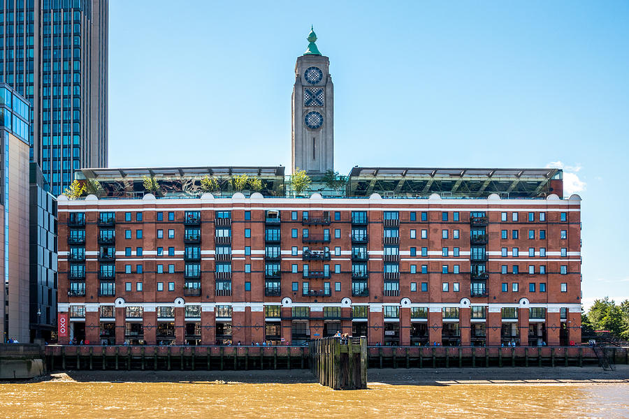 Oxo Tower Wharf view in front ot thames river Photograph by Eloi_Omella