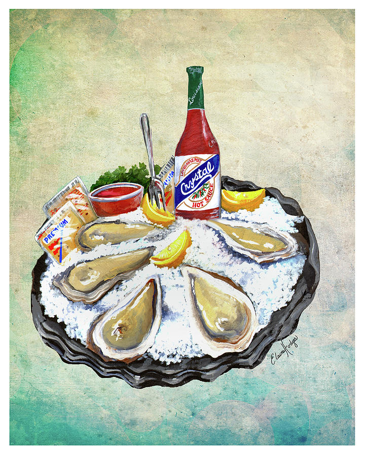 Oyster Platter Painting