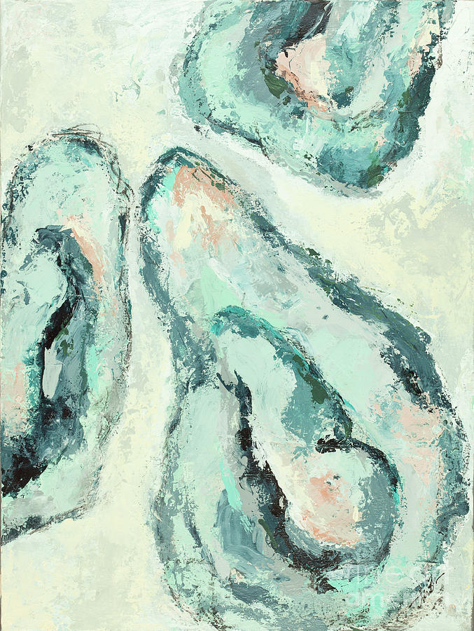 Oysters II Painting by Kirsten Koza Reed