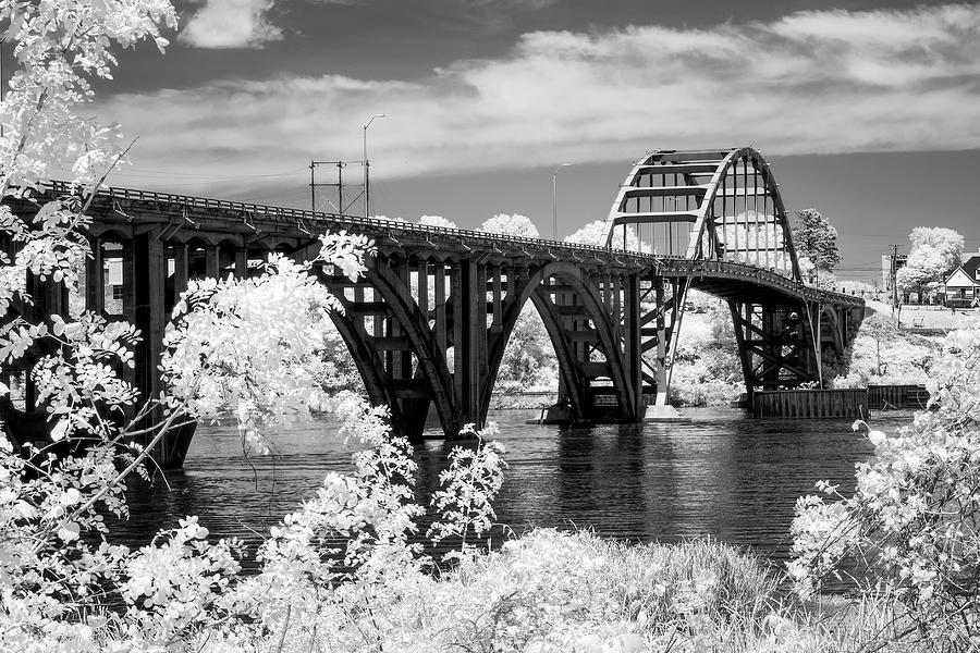 Ozark Bridge in Infrared Photograph by James Barber