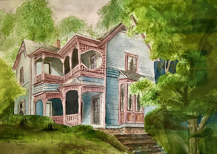 Ozark Cottage Painting by Barry Jones