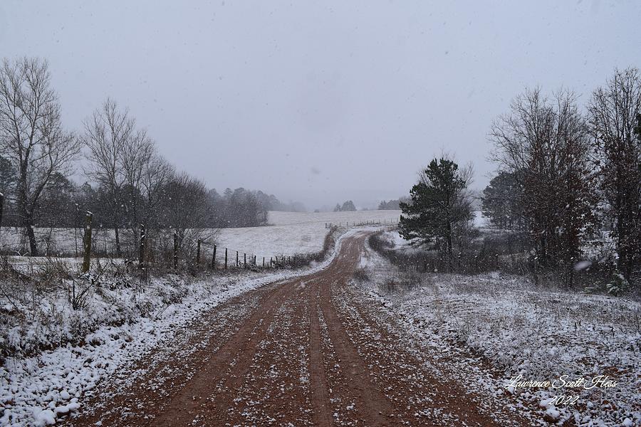 Ozark Snow 2 Photograph by Lawrence Hess