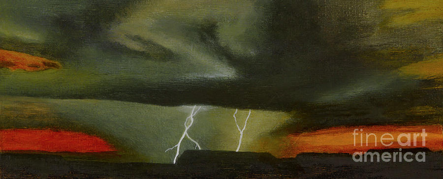 Ozark Thunderstorm Painting by Garry McMichael