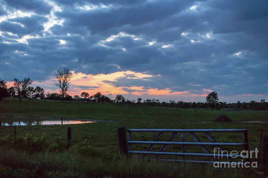 Ozarks Sunset At The Gate Photograph by Jennifer White