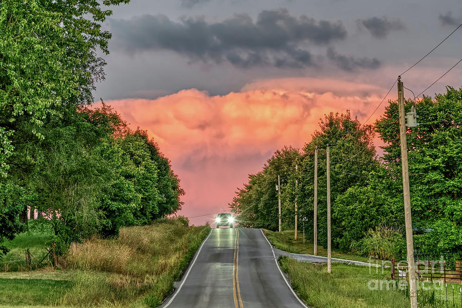 Ozarks Sunset Drive Photograph by Jennifer White