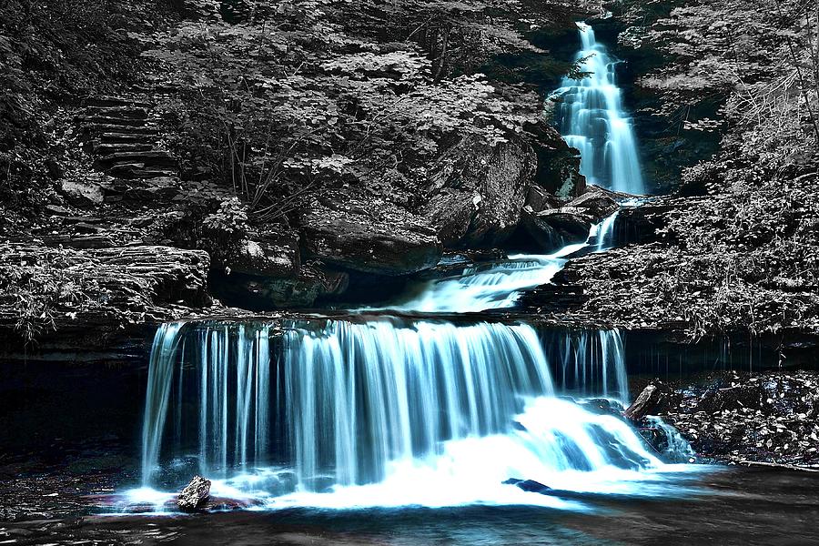Ozone Blue Falls Photograph by Frozen in Time Fine Art Photography