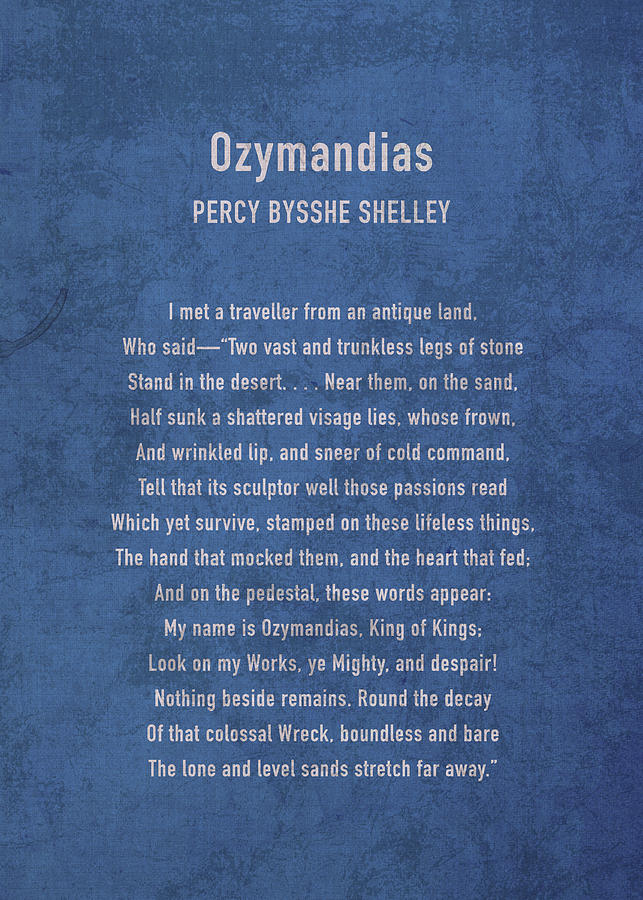 ozymandias by percy bysshe shelley