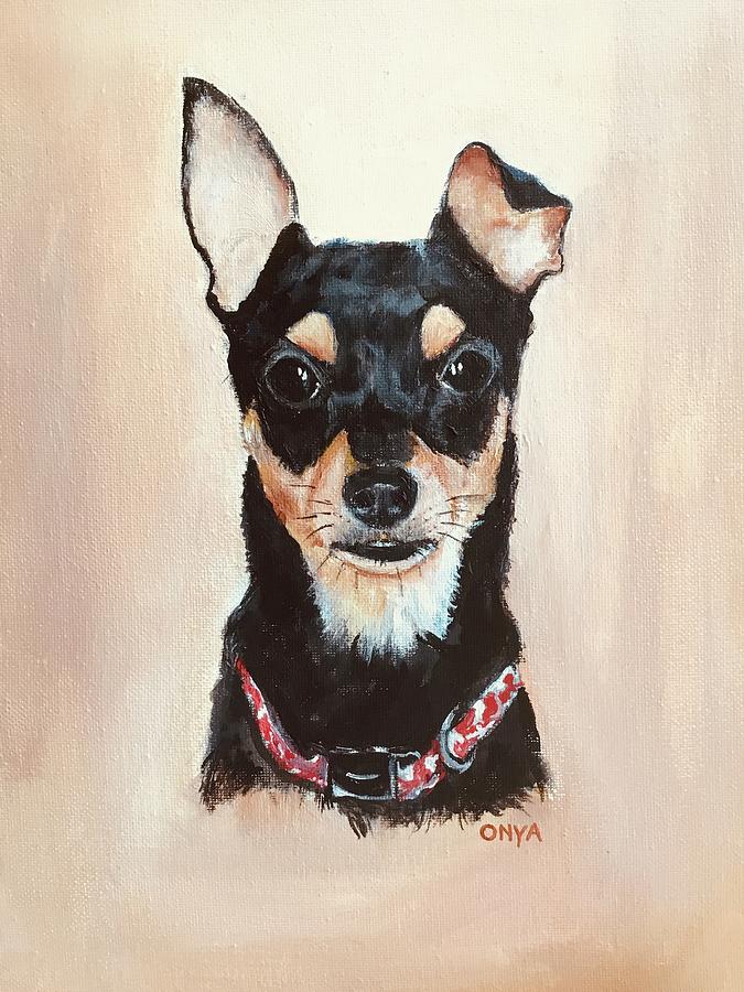 Ozzie Painting by Ellen Canfield