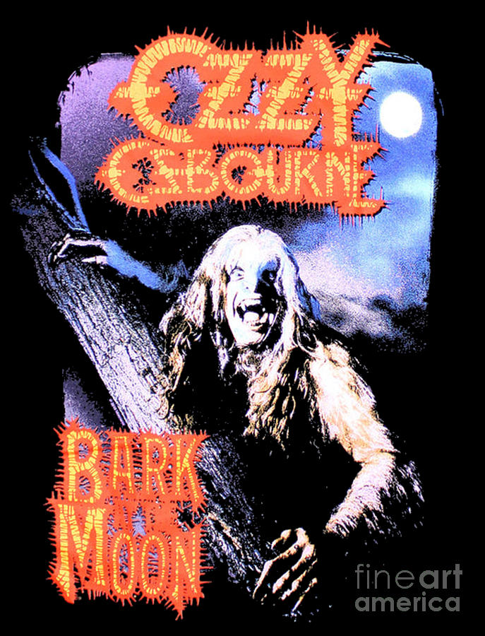 ozzy osbourne bark at the moon poster