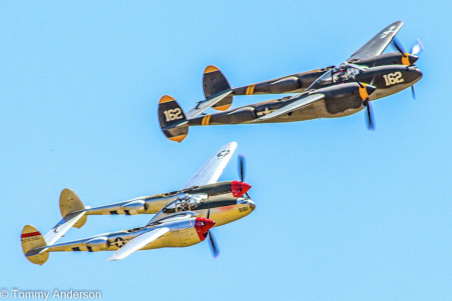 P-38 Lightnings Photograph by Tommy Anderson | Pixels