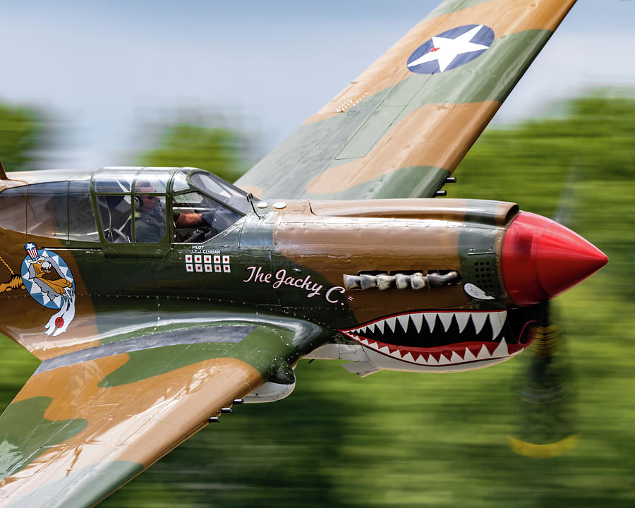 P-40 Warhawk tears through the sky Photograph by Anthony Pisarek | Fine ...