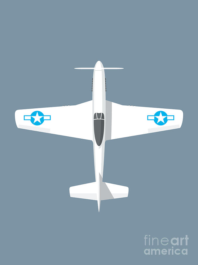 P-51 Mustang Fighter Aircraft - Slate Digital Art by Organic Synthesis P-51 Mustang Fighter Aircraft - Slate Digital Art by Organic Synthesis