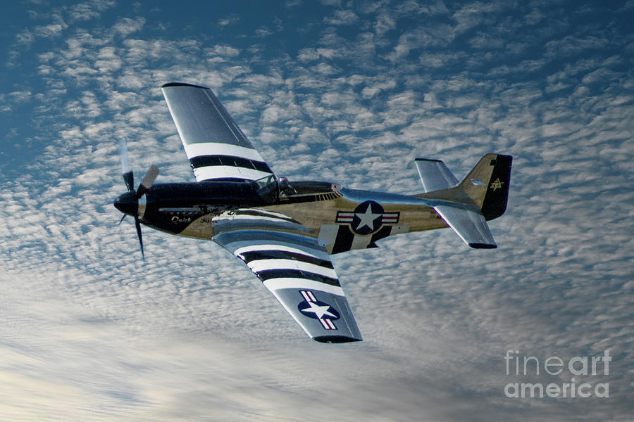 P-51 Mustang Flight Photograph by Kevin Fortier